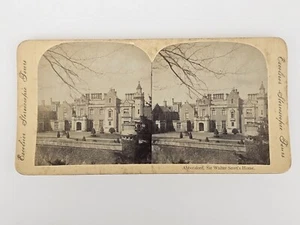 Excelsior Stereoscopic Tours Stereoview Foto Abbotsford Sir Walter Scott's Home - Imagen 1 de 6