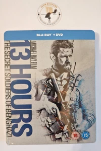 13 Hours: The Secret Soldiers of Benghazi Blu-ray+DVD Steelbook SEE DESCRIPTION - Picture 1 of 16