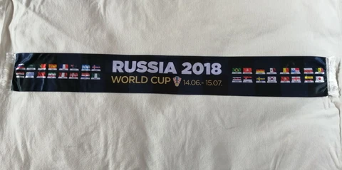 Official FIFA scarfs World Cup 2018. Russia, flags of all participating country Cover