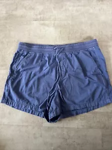 Blue Lyocell Tencel Gap Shorts Size XL Tall Grand 16 18 Drawstring Pockets - Picture 1 of 4