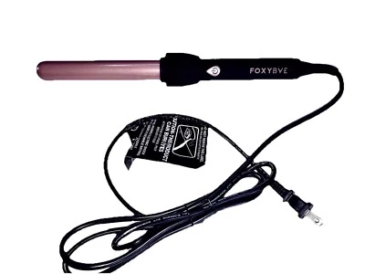 New!! Foxybae Iron 25mm Curling Iron Hair Styling Rose Gold Wand - Image 1 of 4