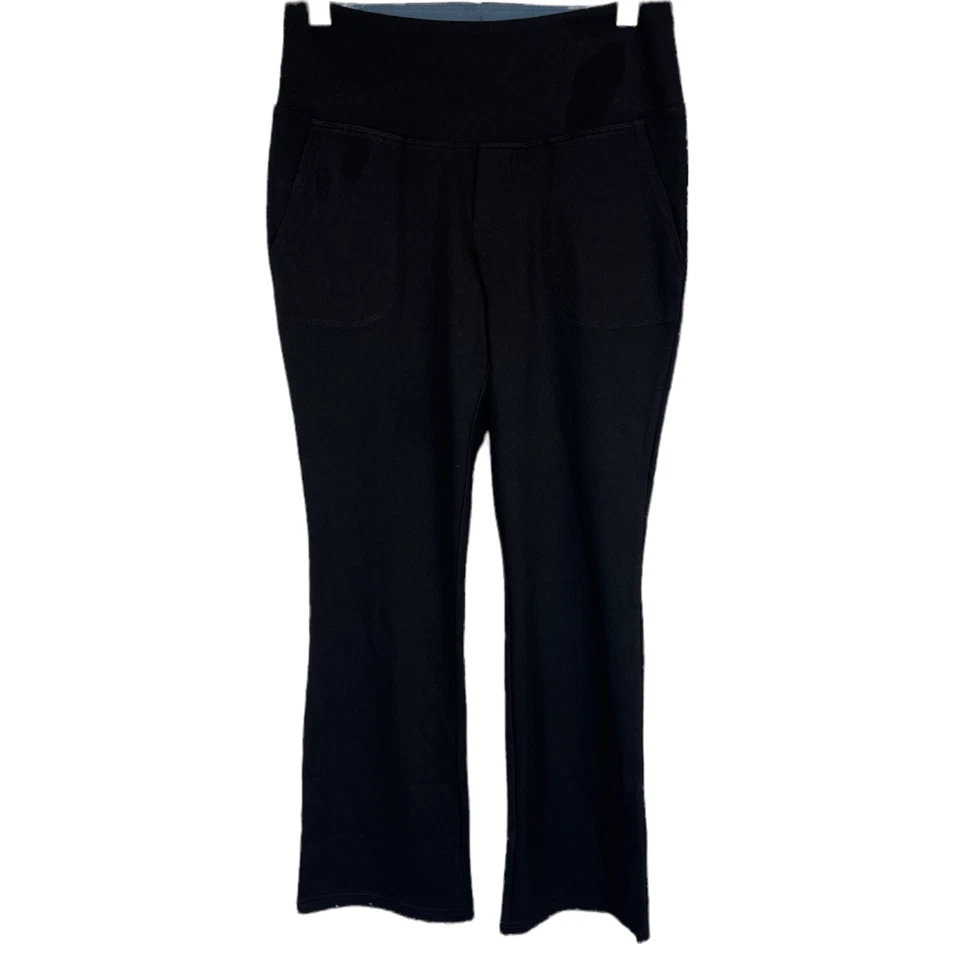 Женщины с контролем высокий St. Tropez саржи низкий Bell брюки с карманом черный размер 14T - Изображение 1 из 2