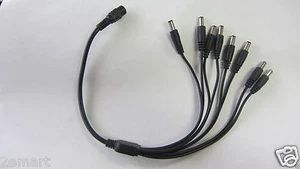 2pcs 8 Channel Power Cable Splitter For Secuirty System Camera DC1-8 - Picture 1 of 1