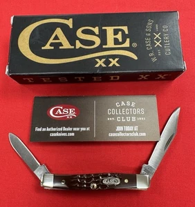 CASE XX BROWN SYNTHETIC STANDARD JIG SMALL PEN KNIFE CA00083 NEW IN PACKAGE! ✨ - Picture 1 of 7