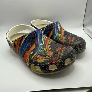 Crocs Tie Dye Clogs Jugend Größe 4 Jungen Mädchen Unisex Mode Schuhe - Bild 1 von 8