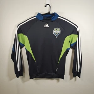 Adidas Seattle Sounders FC Mens M Soccer Pregame Warmup Sweatshirt XBOX 2009 - Picture 1 of 10