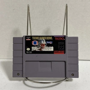 Tecmo Super Bowl Super Nintendo SNES Authentic Cart Only Works - Picture 1 of 5