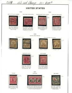 US Selection of 166 Used Stamps - See Scan - CV=$58.10              (12-C254) - Picture 1 of 17