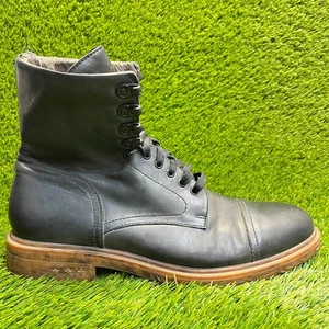 John Varvatos Star Harden Mens Size 12 Black Outdoor Motorcycle Combat Boots - Picture 1 of 15