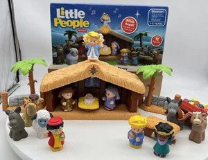 Fisher Price Little People Deluxe Christmas Story 12 Figure Playset W/ Box - Picture 1 of 7