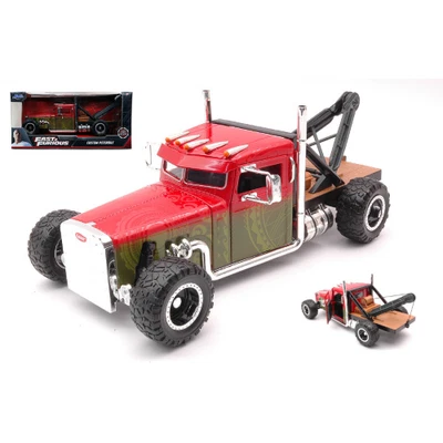 CUSTOM PETERBILT TRUCK 1956 HOBBS & SHAW FAST & FURIOUS 9 1:24 Jada Toys Movie M - Immagine 1 di 4