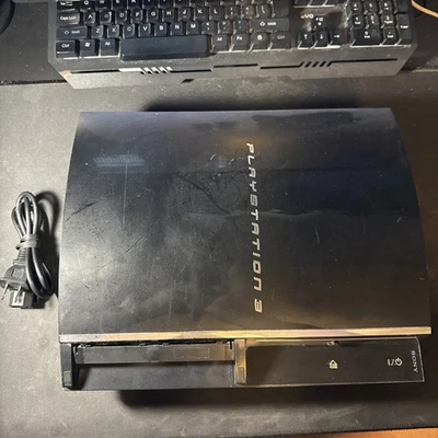 Sony PlayStation 3 PS3 60GB CECHE01 Console Backwards Compatible with Power Cord - Image 1 of 4