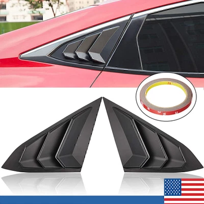 Cubierta de persianas de ventana lateral para Honda Accord 2018-2021 brillante auto EE. UU.  Foto 1 de 4
