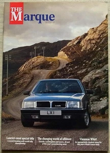 The MARQUE LANCIA In House Magazine Autumn 1987 037 THEMA 8.32 DELTA HF FULVIA - Picture 1 of 6