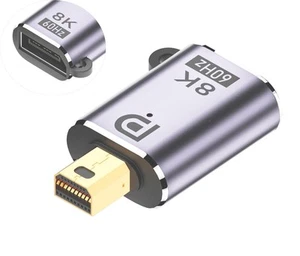 Mini DP to DP Adapter Mini DisplayPort 1.4 Adapter 8K@60Hz Mini DP Male to DP... - Picture 1 of 7