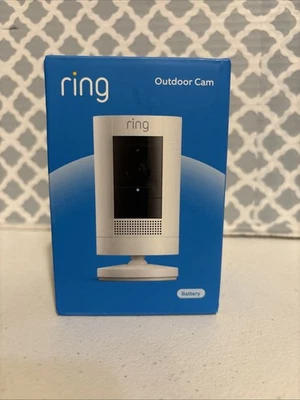 Ring  Cam Battery Wireless Outdoor Security Camera Video White-BRAND NEW!!!!! - Image 1 of 4