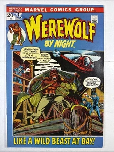 WEREWOLF BY NIGHT #2 - 1972 - BRONZE AGE - MARVEL COMICS - GLOSSY! - VF- - Picture 1 of 2