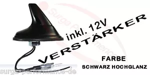 Shark Shark Antenna incl. Amplifier for Fiat Doblo Grande Punto Qubo Sedici NEW - Picture 1 of 24