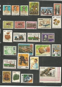 ZAIRE 33 Different Stamps - Picture 1 of 2
