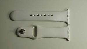 Lot 10 Genuine Original Apple Watch Series 1-7 Sport Band 38mm 40mm White S/M - Picture 1 of 3
