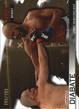2010 Topps UFC Knockout Gold Card #129 Cyrille Diabate /288