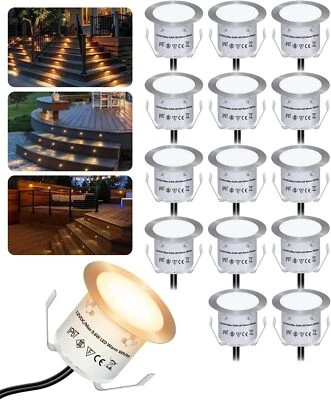 MARKENLOS Mini foco LED regulable foco terrazas foco empotrable luces empotrables en suelo 12V