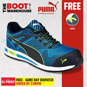 Puma URBAN 'BLAZE KNIT' 643067 - LIGHT WEIGHT Anti-Slip Safety Work Boot / Shoes - Picture 1 of 9