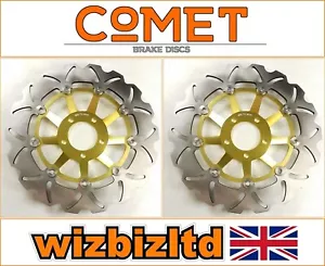 Suzuki GSXR 1100 1989-1992 [Paar Comet Bremsscheiben vorne] [gold WF-Serie] - Bild 1 von 6