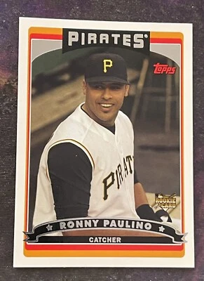  TOPPS 2006 MLB RONNY PAULINO #630 CATCHER PIRATES ROOKIE BASEBALL CARD - Image 1 of 2