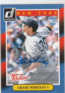 2014 Donruss The Rookies Autographs #81 Chase Whitley - Picture 1 of 1