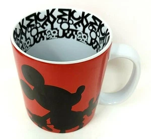 Taza Silueta Sombra Graffiti Graffiti Rojo Claro de los Parques Disney 16 oz  - Imagen 1 de 7
