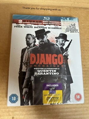 Django Unchained (2013) UK Reg Free Blu Ray New & Sealed + Slipcase Tarantino - Image 1 of 4