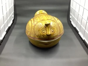 Environmental Ceramic Taylor Ng Quail Bird Casserole Dish 1965 MCM Vintage Brown - Picture 1 of 4