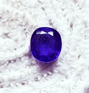 Oval Cut Violet Amethyst Loose Gemstone 9.50 Ct Certified With Free Gift - Picture 1 of 7