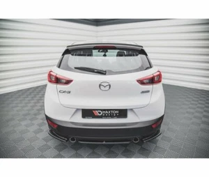 Difusor CUP NEGRO para Mazda CX-3 Rear Splitter parachoques trasero ABS - Imagen 1 de 7