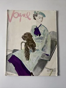 Vogue Paris April 1935 - Magazine - French Fashion Pierre Morgue - RARE - Picture 1 of 10