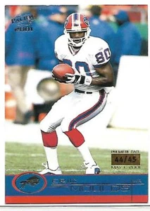2001 Pacific Eric Moulds #52 PREMIERE DATE  # 44/45 Buffalo Bills Only 45 Made - Picture 1 of 2