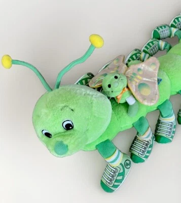 Leggs Squeaky Commonwealth Legs Caterpillar 28” Plush Green 10 Pair A19 - Image 1 of 4