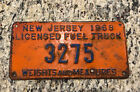 Vintage New  Jersey Weights & Measures  1968 Licensed Fuel Truck Plate