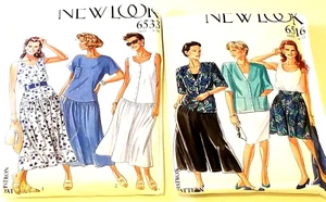 Vintage Damen Schnittmuster New Look Rock Bluse Jacke Shirt - Bild 1 von 8