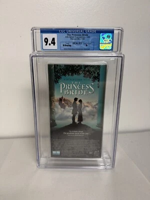 1988 The Princess Bride VHS Nelson Watermarks First Release CGC 9.4 SEALED RARE - Image 1 of 4