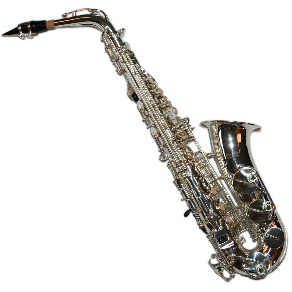Sassofono Sax Alto Contralto Professionale KARL GLASER Argentato con CUSTODIA - Immagine 1 di 4