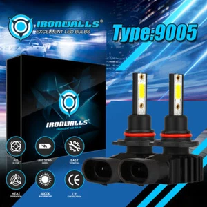 9005 HB3 LED Headlight Kit 2200W 330000LM Hi/Lo Beam Bulb 6000K White Plug &play - Picture 1 of 12