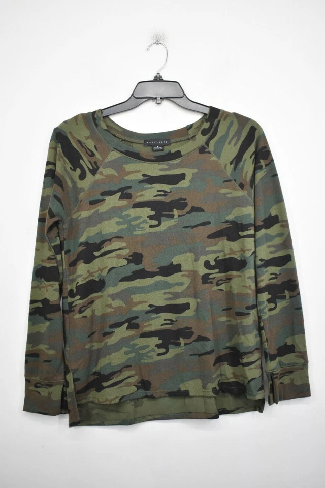 Sanctuary Womens Brown Zebra Printed Long Sleeves Crew Neck Knitted Sweater - Image 1 of 1