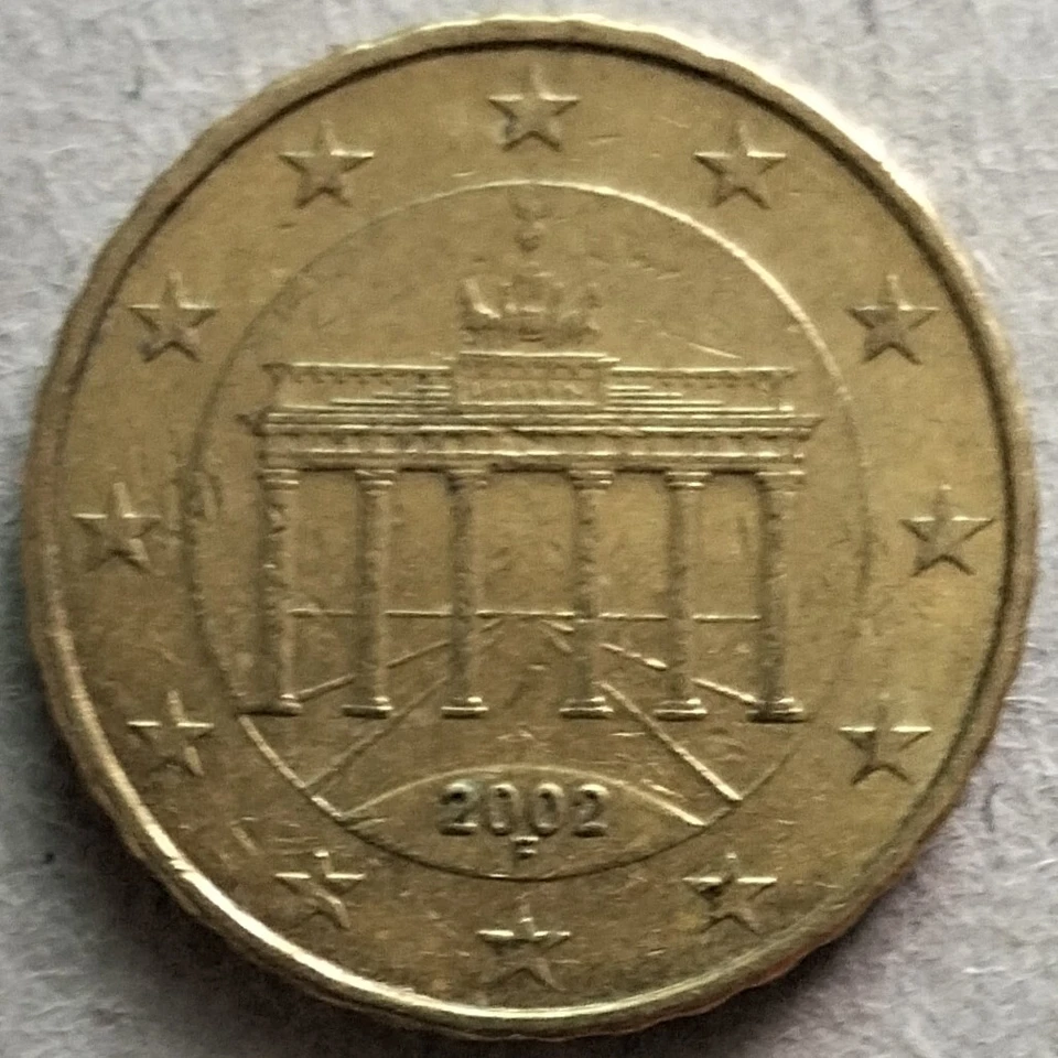 European Union Germany 2002 10 Euro Cent coin - Image 1 of 2