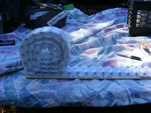 7' of UNI White Plastic Conveyor Chain 3 1/4" wide each tab 2" long Pinned - Picture 1 of 5
