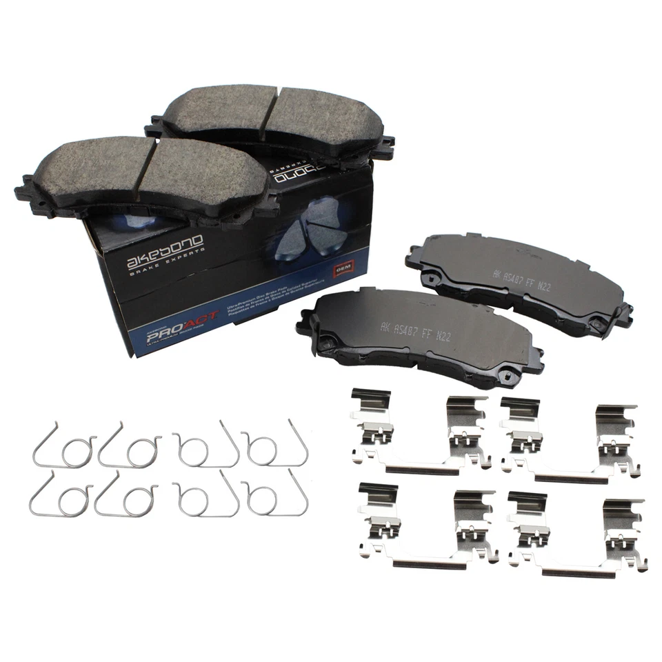 Akebono ProACT Front Disc Brake Pad Set for 2014-2017 Nissan Rogue - Image 1 of 4