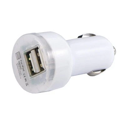 Cargador de Coche Doble USB 2 Puertos DC Adaptador 2.1A Blanco para Samsung Galaxy S6 Note 5 4 Foto 1 de 3