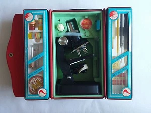 Kit de microscopio de investigación vintage para niños - Imagen 1 de 12
