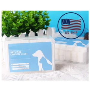 50 Pads Cat Eye Wipes Ear Cleaning for Dogs Cat Eye Wipes Cleaning Pads - Picture 1 of 7